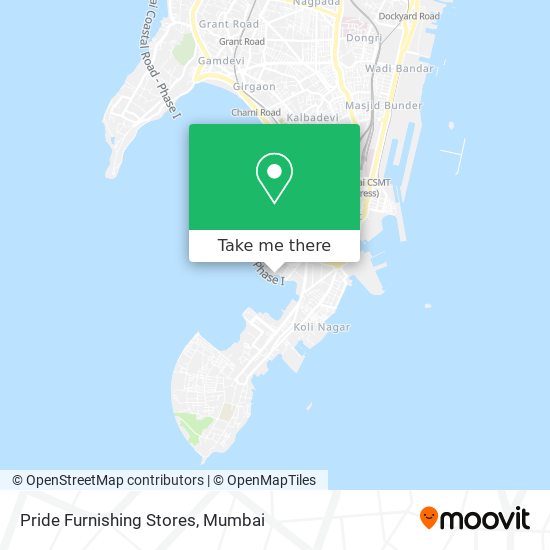 Pride Furnishing Stores map