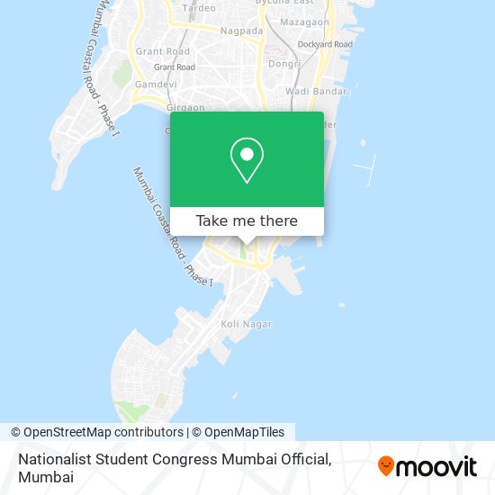 Nationalist Student Congress Mumbai Official map