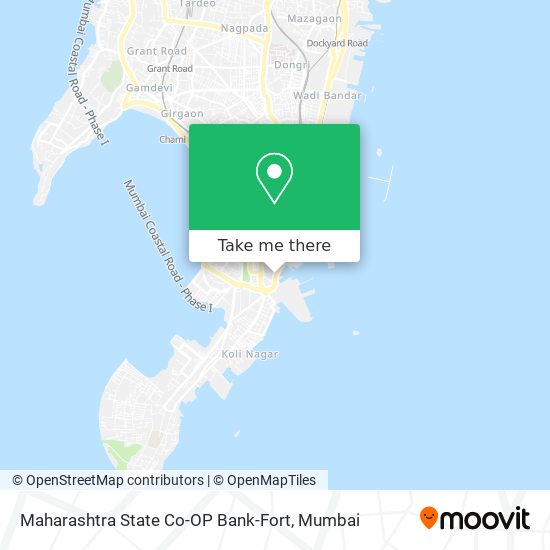Maharashtra State Co-OP Bank-Fort map