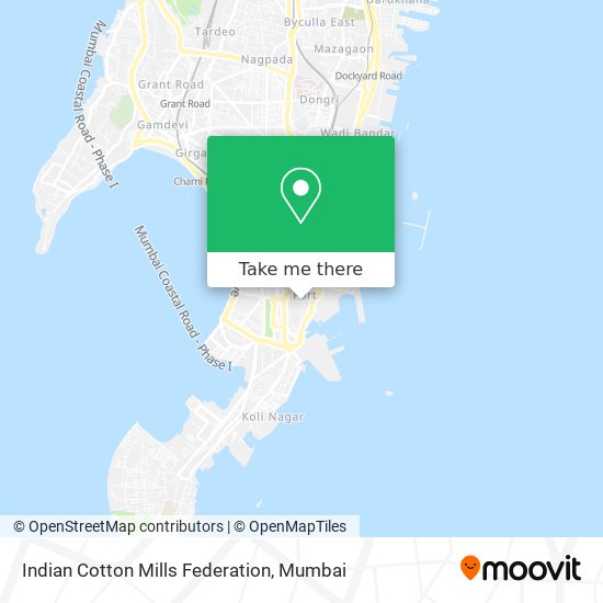 Indian Cotton Mills Federation map