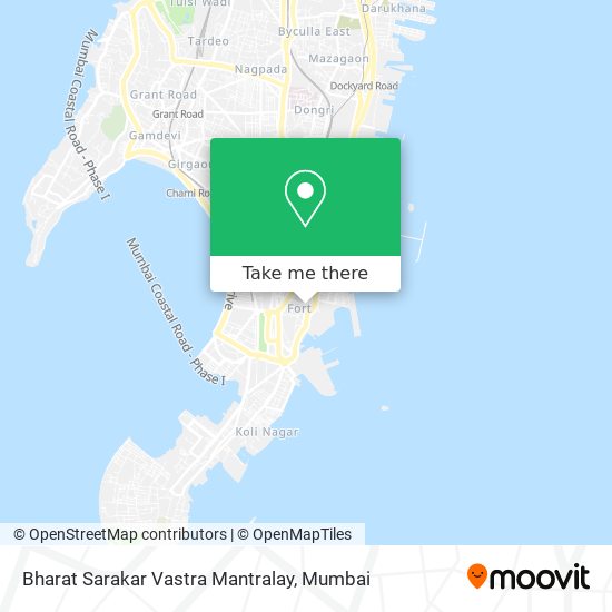 Bharat Sarakar Vastra Mantralay map
