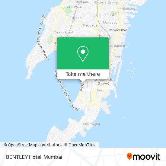 BENTLEY Hotel map