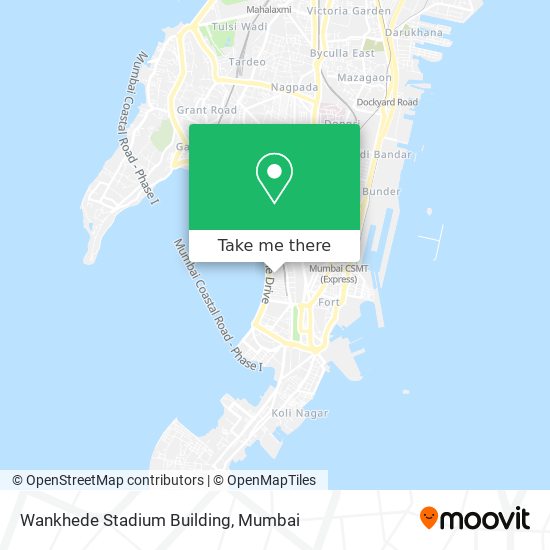 Wankhede Stadium Building map