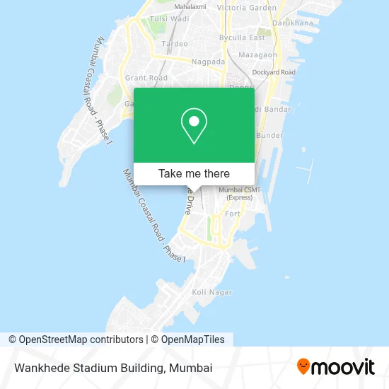 Wankhede Stadium Building map