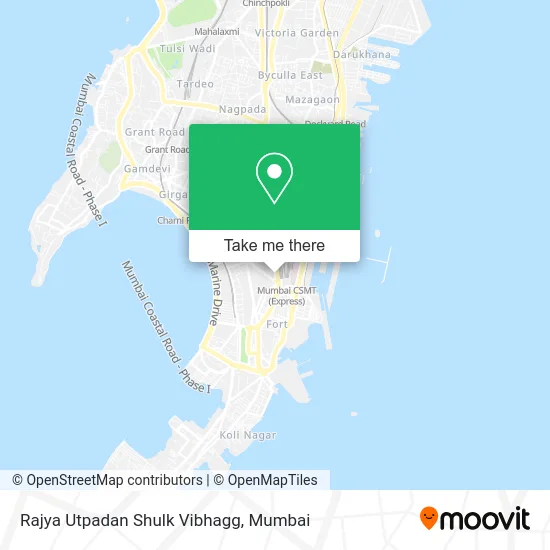 Rajya Utpadan Shulk Vibhagg map