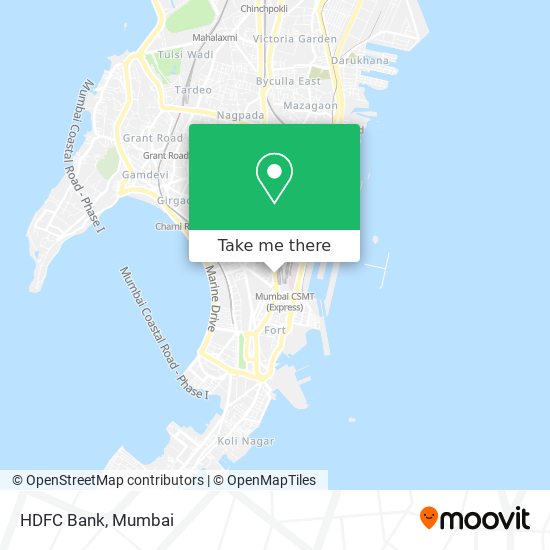 HDFC Bank map