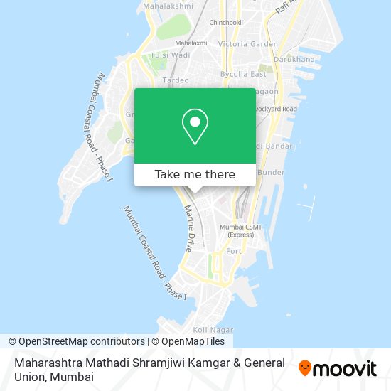 Maharashtra Mathadi Shramjiwi Kamgar & General Union map