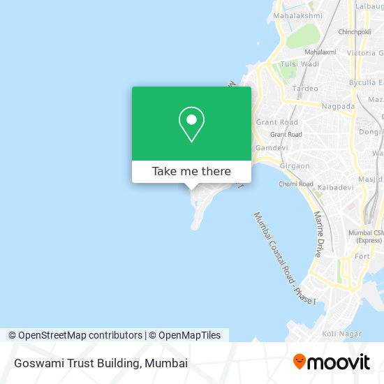 Goswami Trust Building map