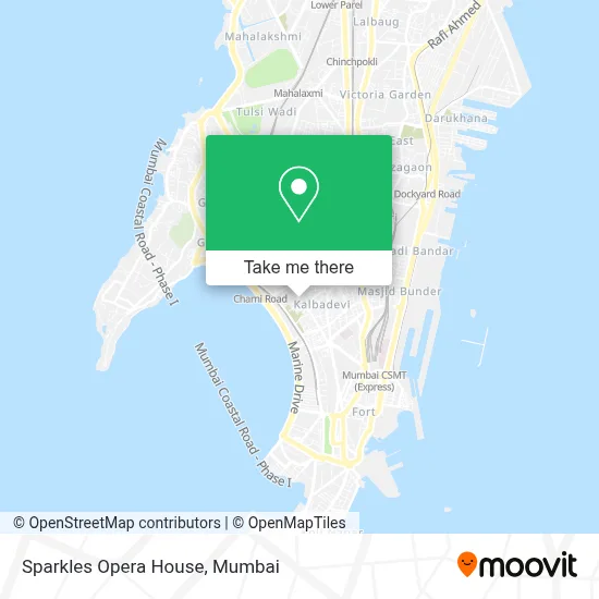 Sparkles Opera House map