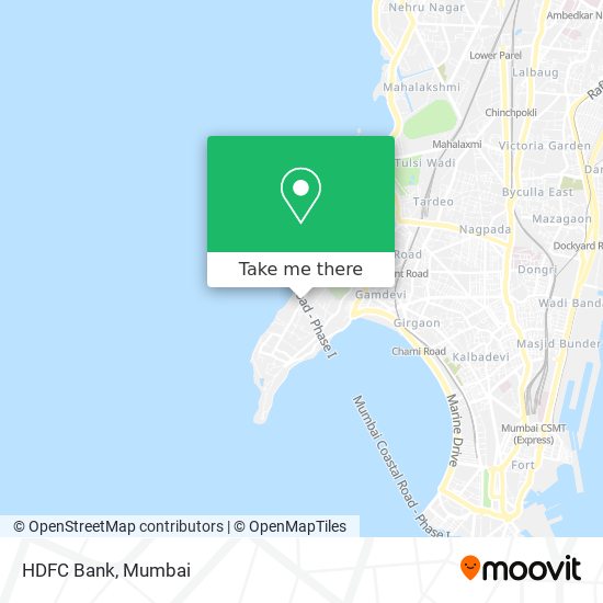 HDFC Bank map