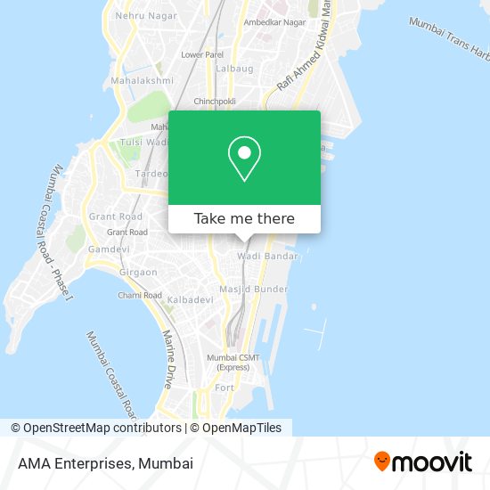 AMA Enterprises map