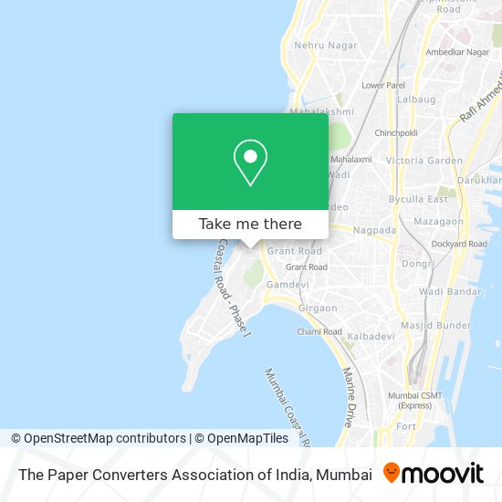 The Paper Converters Association of India map