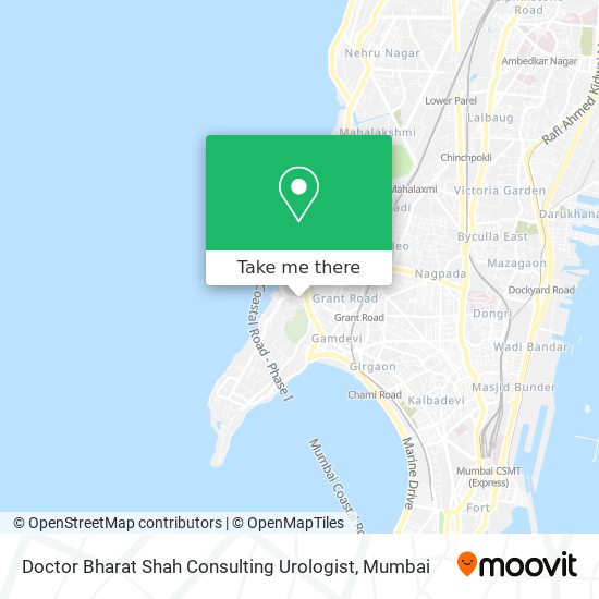 Doctor Bharat Shah Consulting Urologist map