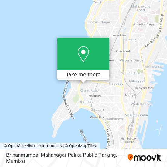 Brihanmumbai Mahanagar Palika Public Parking map