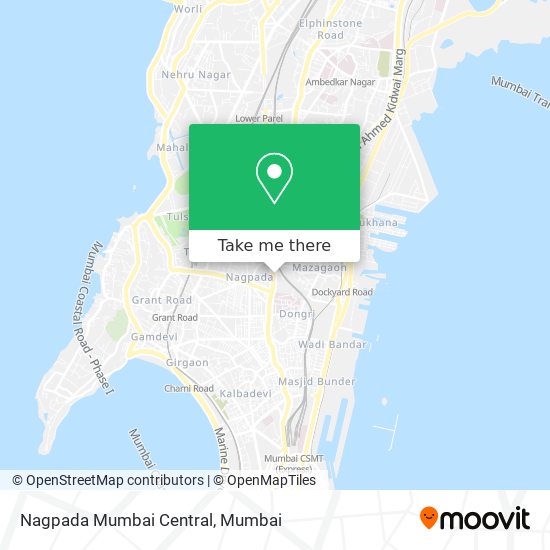 Nagpada Mumbai Central map