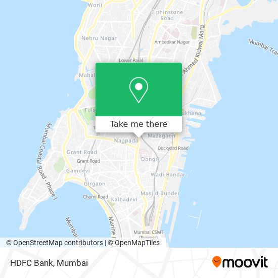 HDFC Bank map