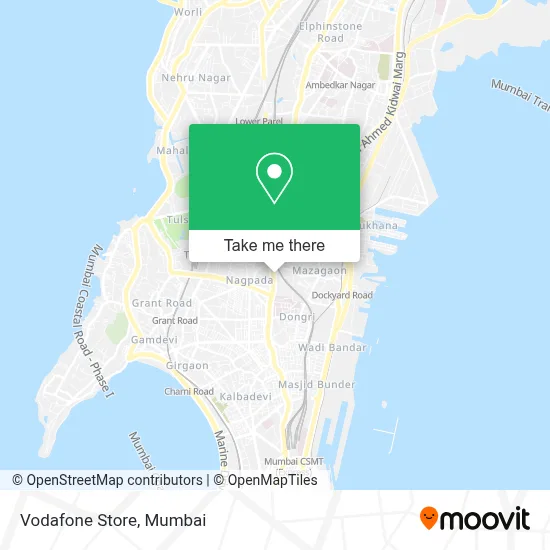 Vodafone Store map