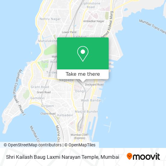 Shri Kailash Baug Laxmi Narayan Temple map