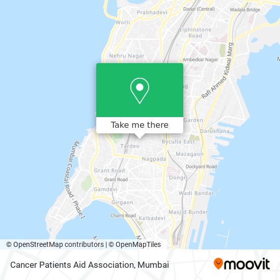 Cancer Patients Aid Association map