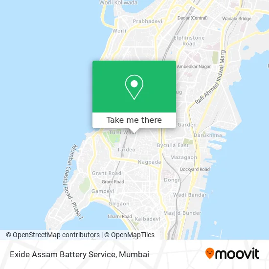 Exide Assam Battery Service map