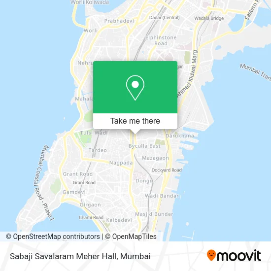 Sabaji Savalaram Meher Hall map