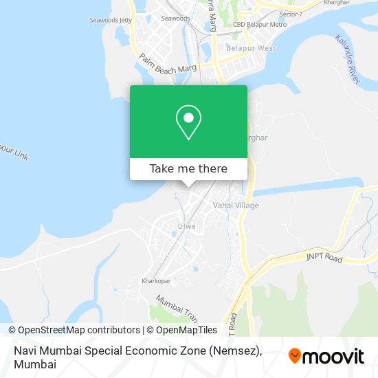 Navi Mumbai Special Economic Zone (Nemsez) map