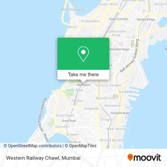 Western Railway Chawl map