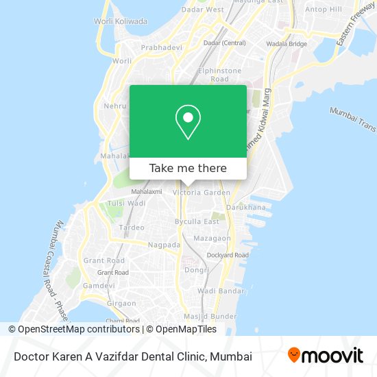 Doctor Karen A Vazifdar Dental Clinic map