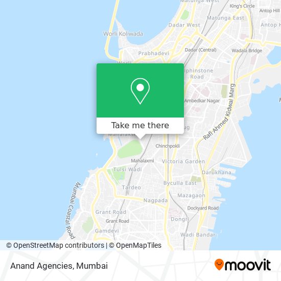 Anand Agencies map