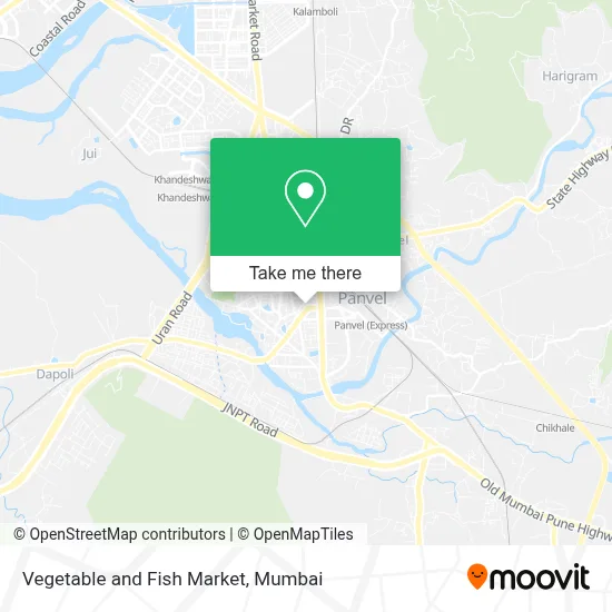 Vegetable And Fish Market map