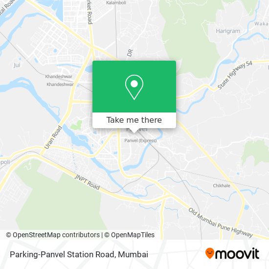Parking-Panvel Station Road map