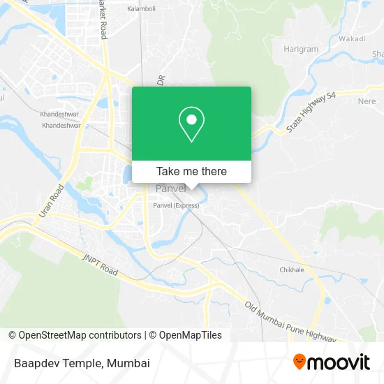 Baapdev Temple map