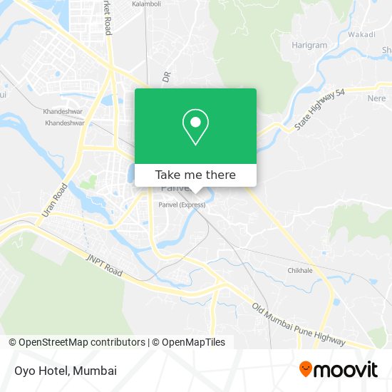 Oyo Hotel map