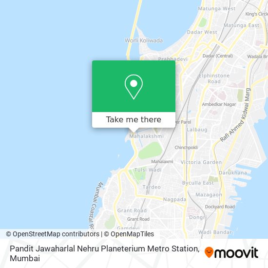 Pandit Jawaharlal Nehru Planeterium Metro Station map