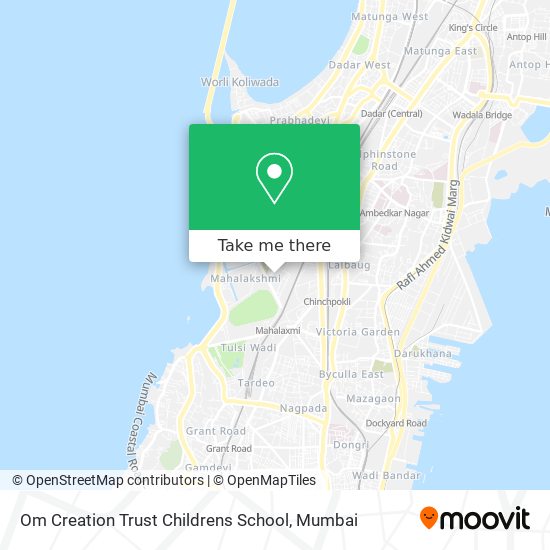 Om Creation Trust Childrens School map