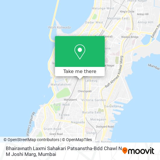 Bhairavnath Laxmi Sahakari Patsanstha-Bdd Chawl N M Joshi Marg map