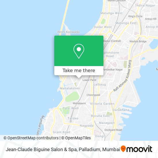 Jean-Claude Biguine Salon & Spa, Palladium map