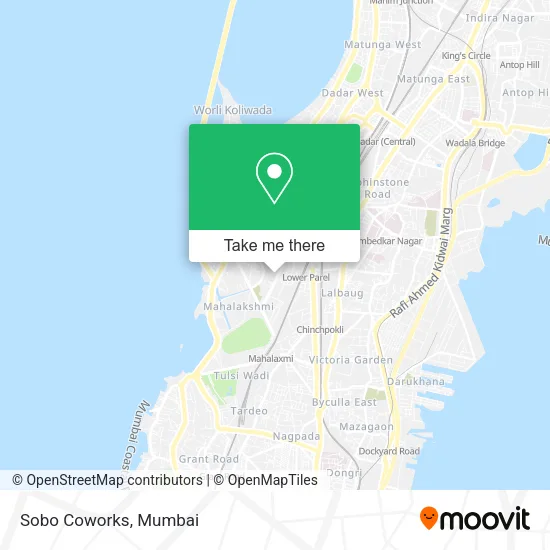 Sobo Coworks map