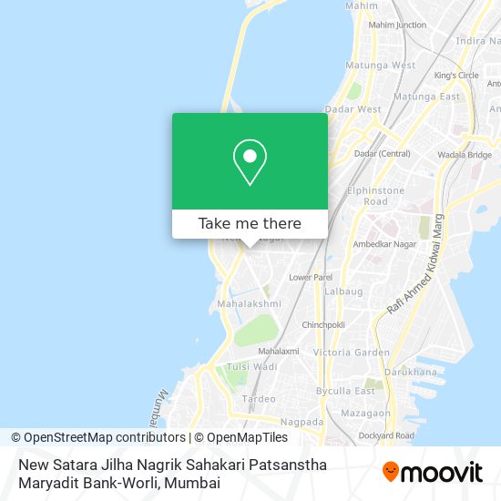 New Satara Jilha Nagrik Sahakari Patsanstha Maryadit Bank-Worli map