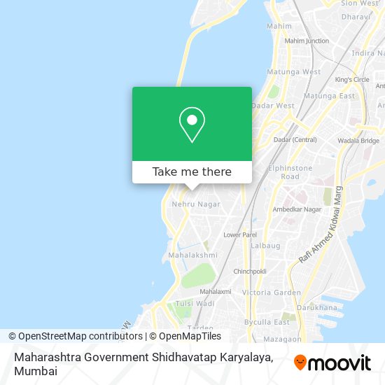 Maharashtra Government Shidhavatap Karyalaya map