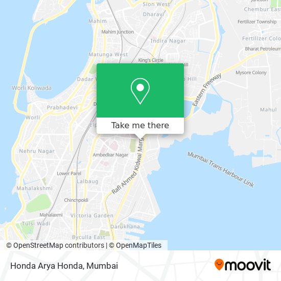 Honda Arya Honda map