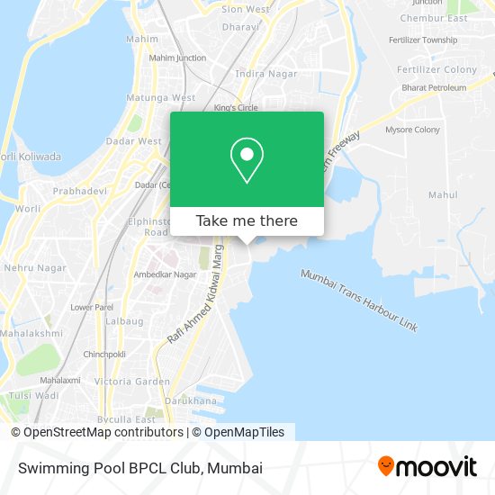 Swimming Pool BPCL Club map