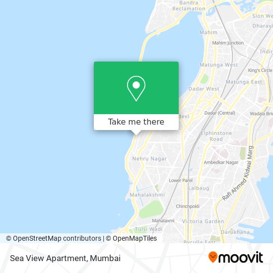 Sea View Apartment map