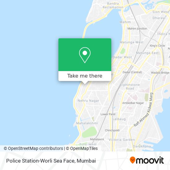 Police Station-Worli Sea Face map