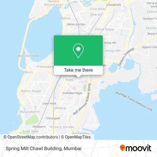 Spring Mill Chawl Building map