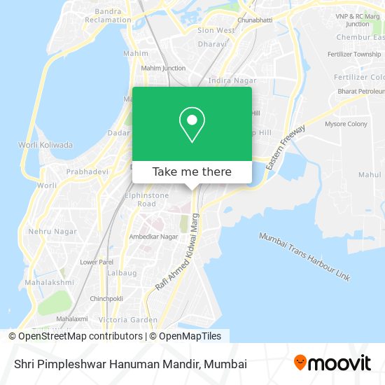 Shri Pimpleshwar Hanuman Mandir map