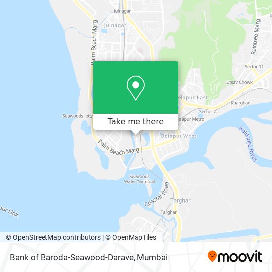 Bank of Baroda-Seawood-Darave map