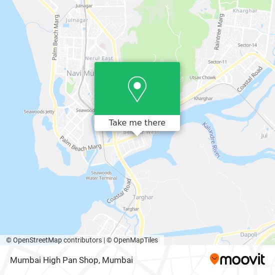 Mumbai High Pan Shop map