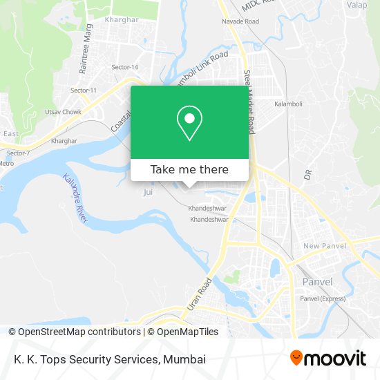 K. K. Tops Security Services map