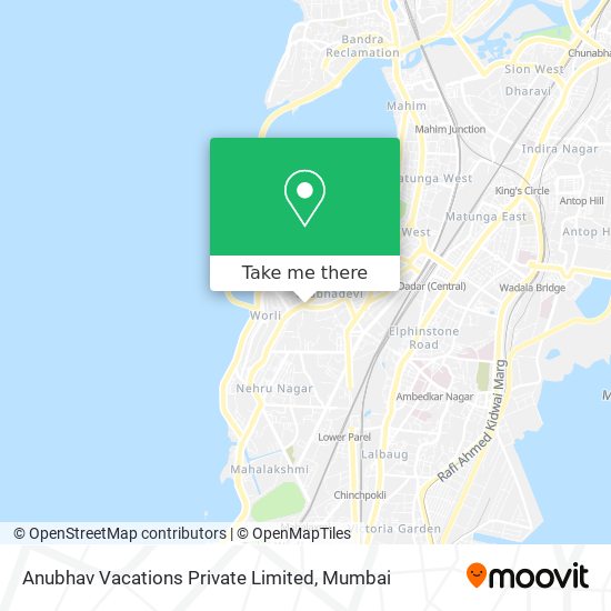 Anubhav Vacations Private Limited map